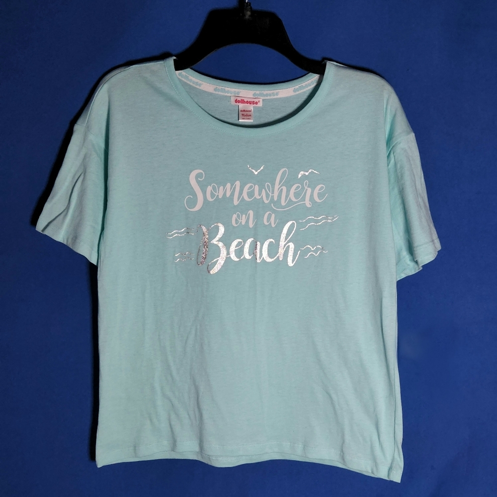 Dollhouse Somewhere on a Beach T-Shirt